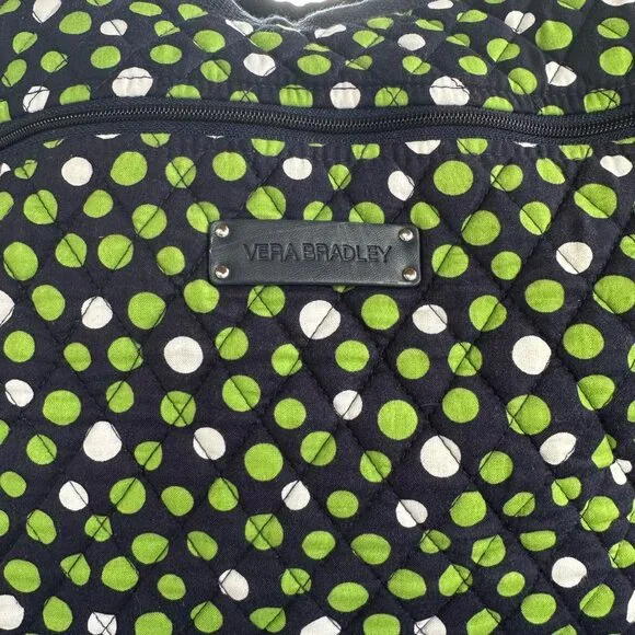 Vera Bradley Quilted Carryall Travel Bag in the "Lucky Dots" Limited Edition - Picture 3 of 16